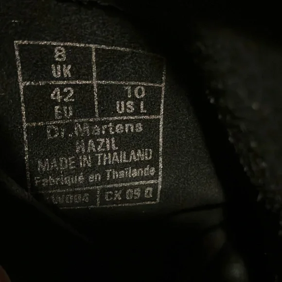 Dr. Martens Hazil Black Combat Boots - Picture 7 of 7